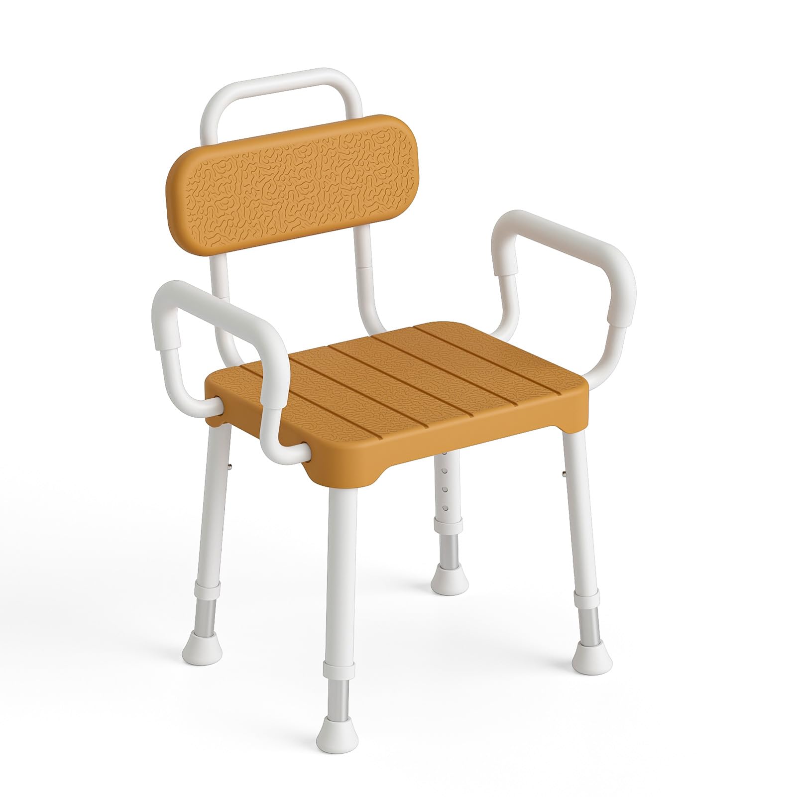Loyoda Sedia da bagno/doccia in alluminio, leggera, sicura con portata di 150 kg e traspirante