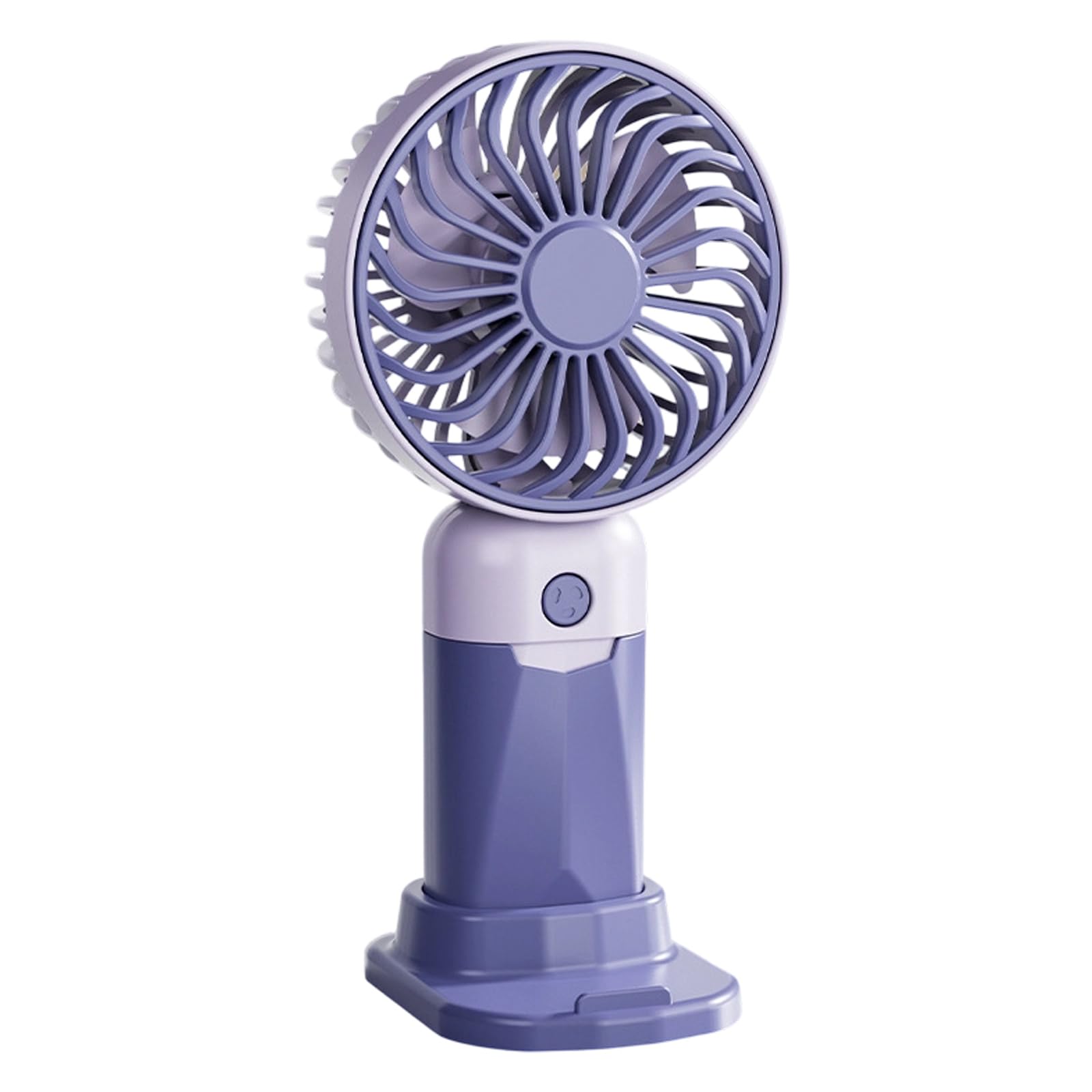 Elnwnnkc Small Handheld Fan Air Blower with Phone Stand 3 Speed Adjustable Rechargeable for Travel Home Camping Outdoor USB Rechargeable Fan