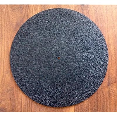 Premium Leather Deer Hide Turntable Mat