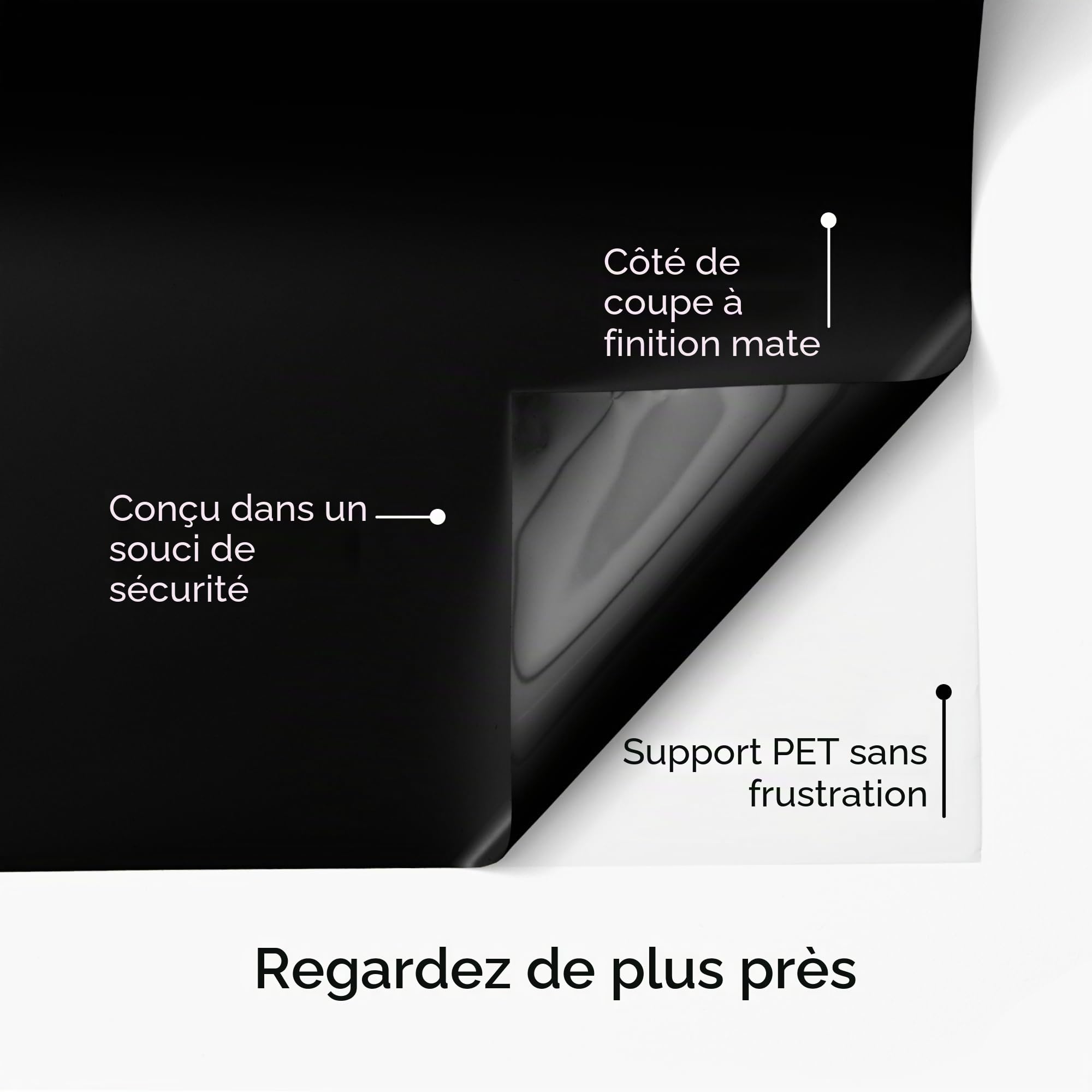 Cricut Vinyle Adhésif Permanent | Lot de 50 Feuilles | 30,5 cm x 30,5 cm (12" x 12") | Feuilles de Vinyle Auto-Adhésif pour Plotter, Décoration et Stickers