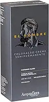 Castanho Claro Kit Coloração Creme Semipermanente El Hombre Acquaflora