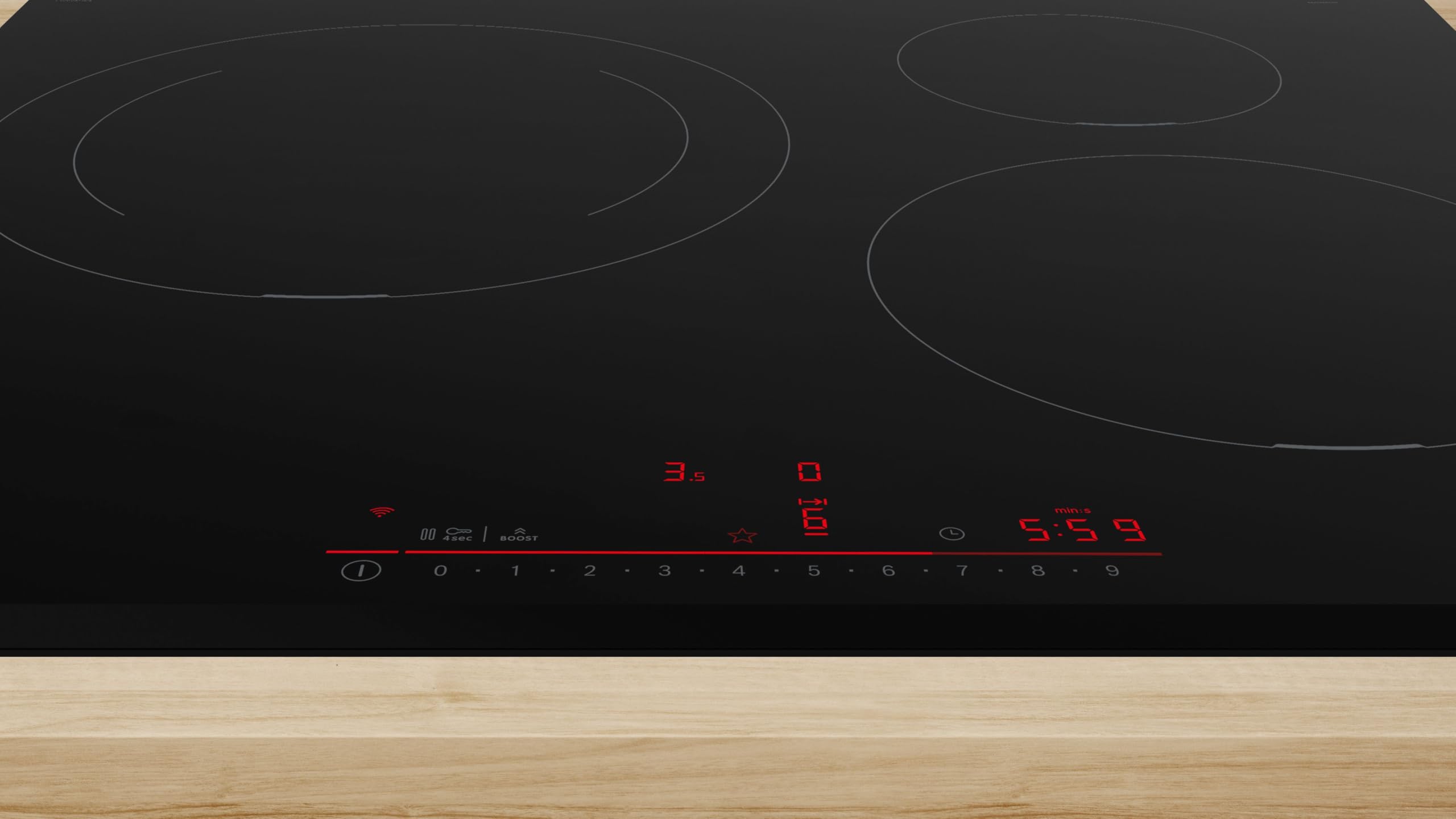 Bosch PIJ631HB1E Série 6 - Plaque induction, Zone de cuisson de 28 cm