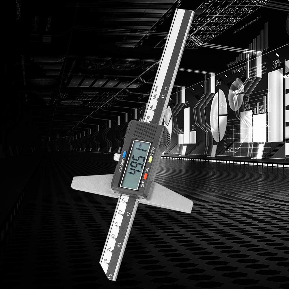 Misuratore di profondità strumenti di misura pinze di misura angolari tester di misurazione calibro a corsoio digitale in acciaio inossidabile ad alta precisione