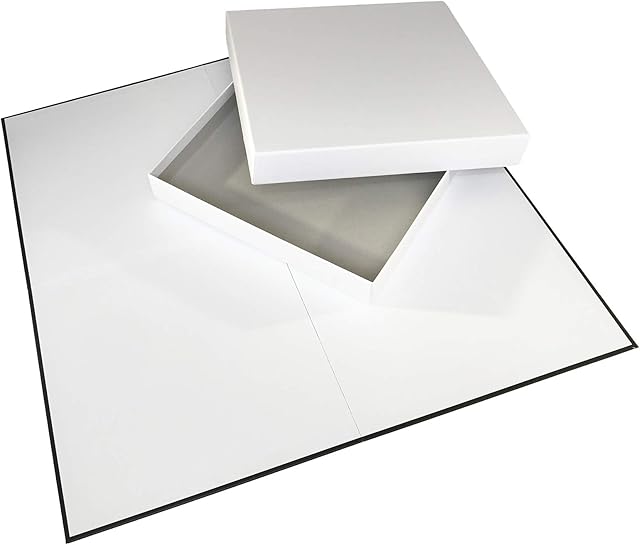 Blank Game Board & Box (50.8 cm x 50.8 cm Board) Create Your Own Board Game, DIY Board Game, Family Board Games