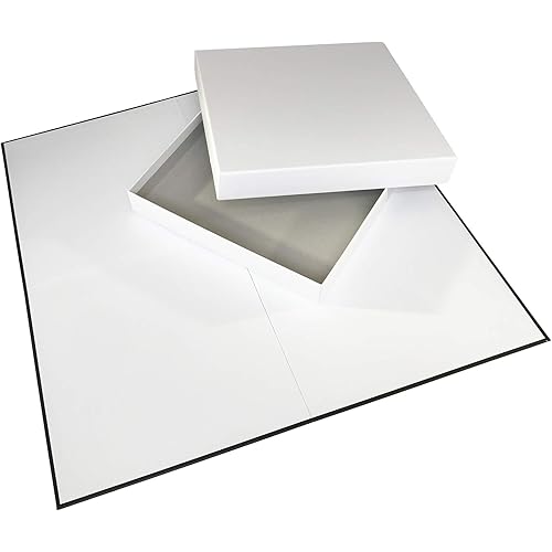 Apostrophe Games Blank Game Board & Box (20" x 20" Board) Create Your Own Board Game, DIY Board Game, Family Board Games