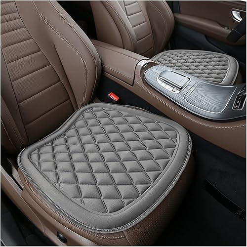 Miniatura 7 de Fundas de asiento de automóvil, paquete de 2 almohadillas transpirables antideslizantes para asiento inferior, universales para cuatro estaciones,