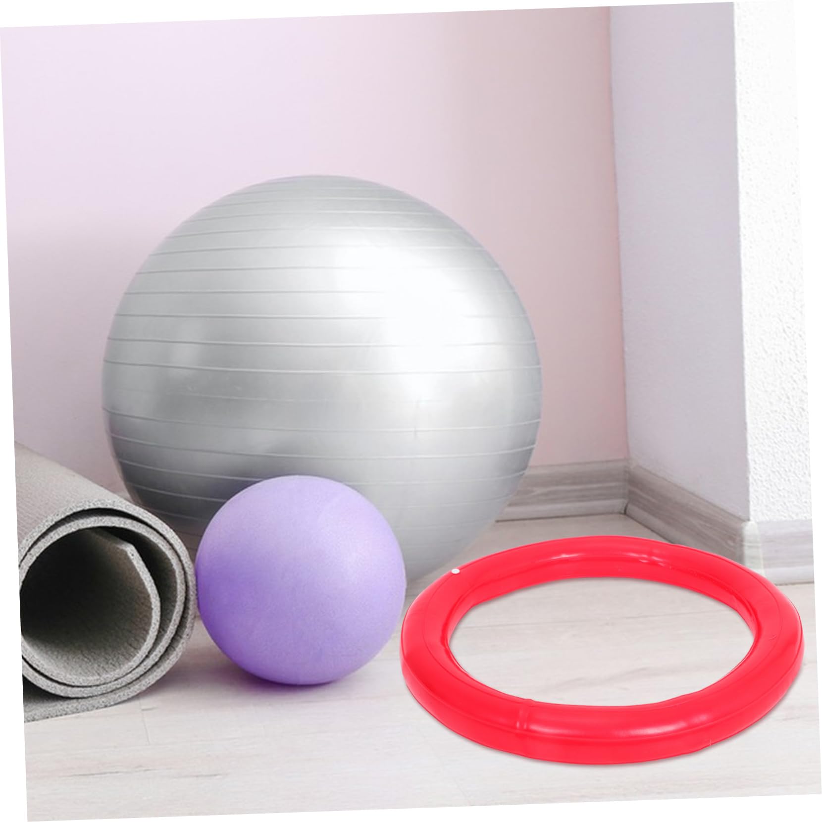 Didiseaon Base de Estabilidad para Bola de Yoga de PVC Antiexplosión para Gimnasio y Entrenamiento Casa Soporte Duradero y Preciso para Ejercicio