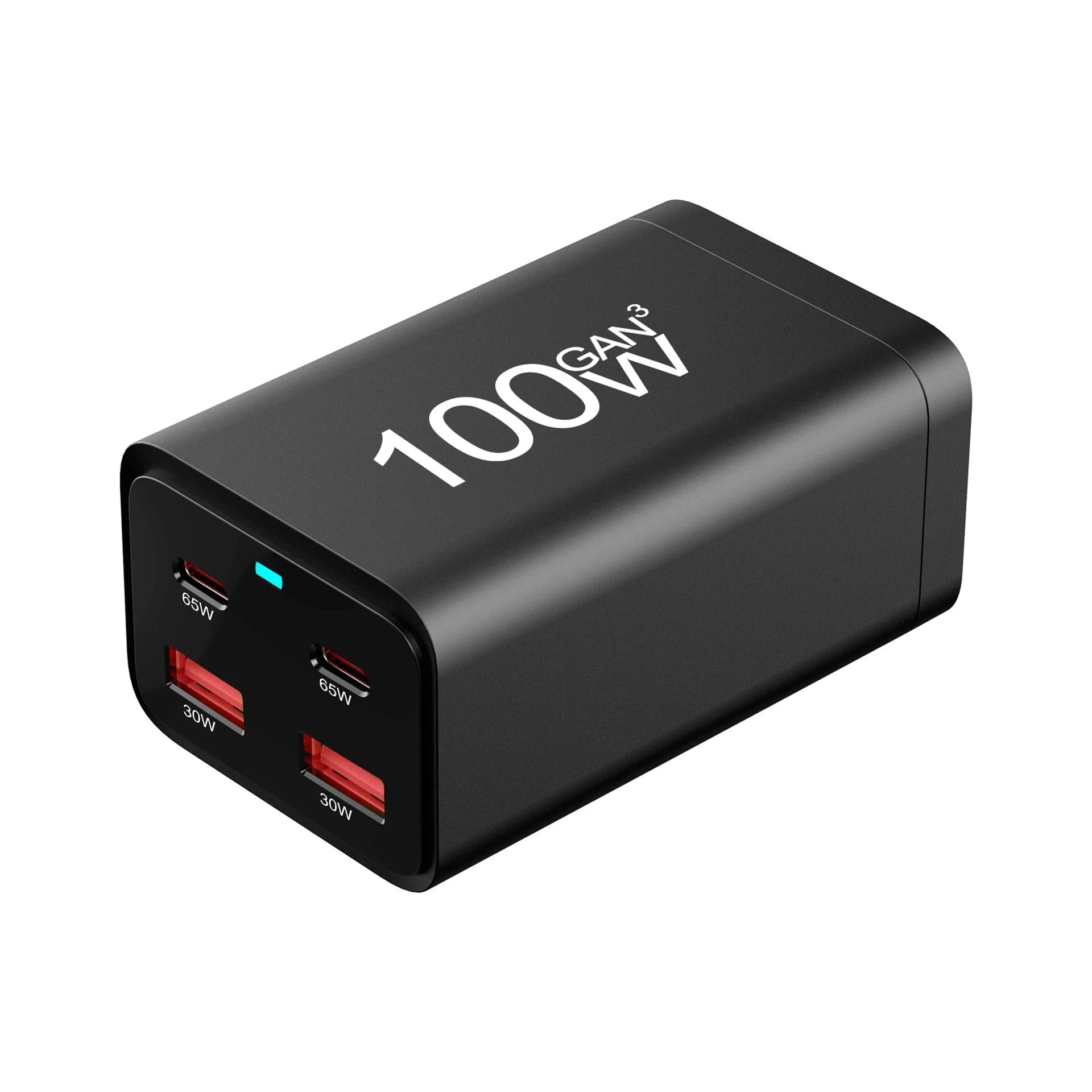 Caricatore GaN Da 100 W USB Tipo C PD A 4 Porte Rapido Tavolo Quick Charge 3.0 Tecnologia Ricarica Rapida Sicura