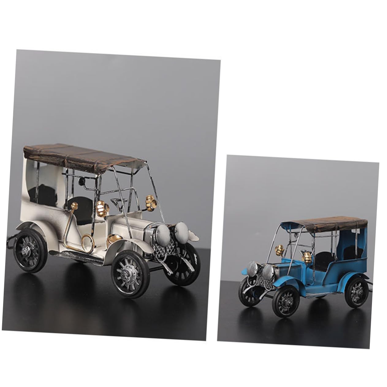 TOPBATHY Modelo De Automóvil De Metal Forjado Decoración De Coches Antiguos Coleccionistas y Decoración
