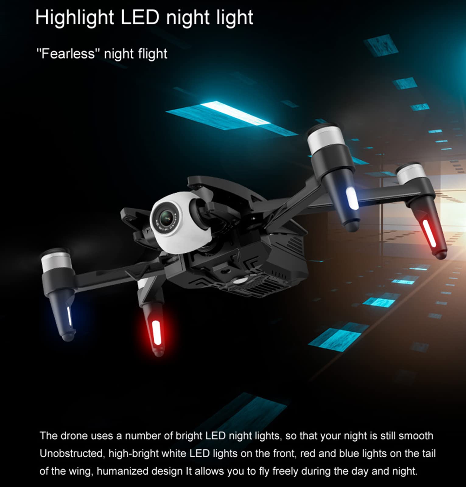 Drone 4K 30fps Camera with 3-Axis Stable Gimbal GPS Quadcopter with Obstacle Avoidance AI Tracking Advanced-Return Home 35Mins Flight Time Battery*1(Battery*2)
