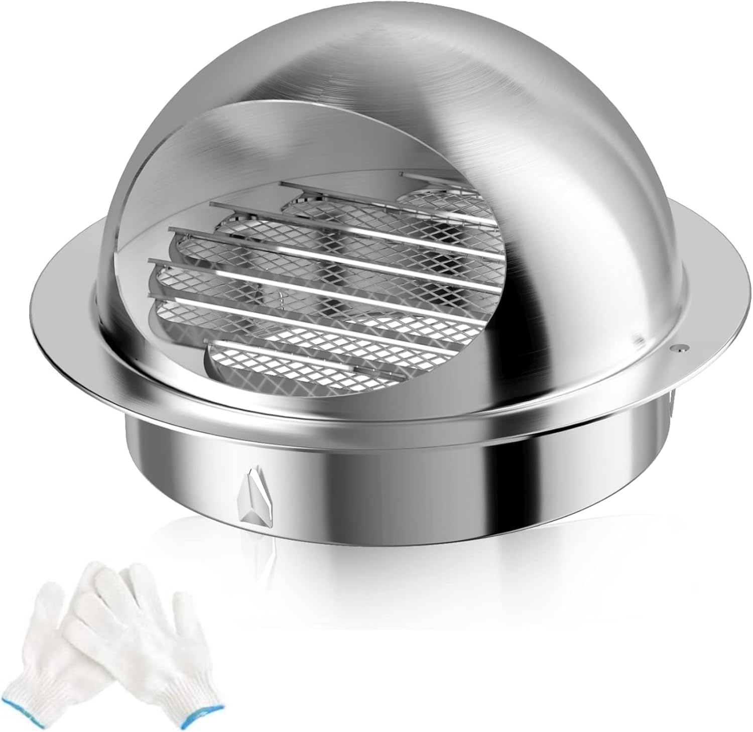 Hotte sphérique de ventilation inox 120 mm pour une cuisine sans odeur