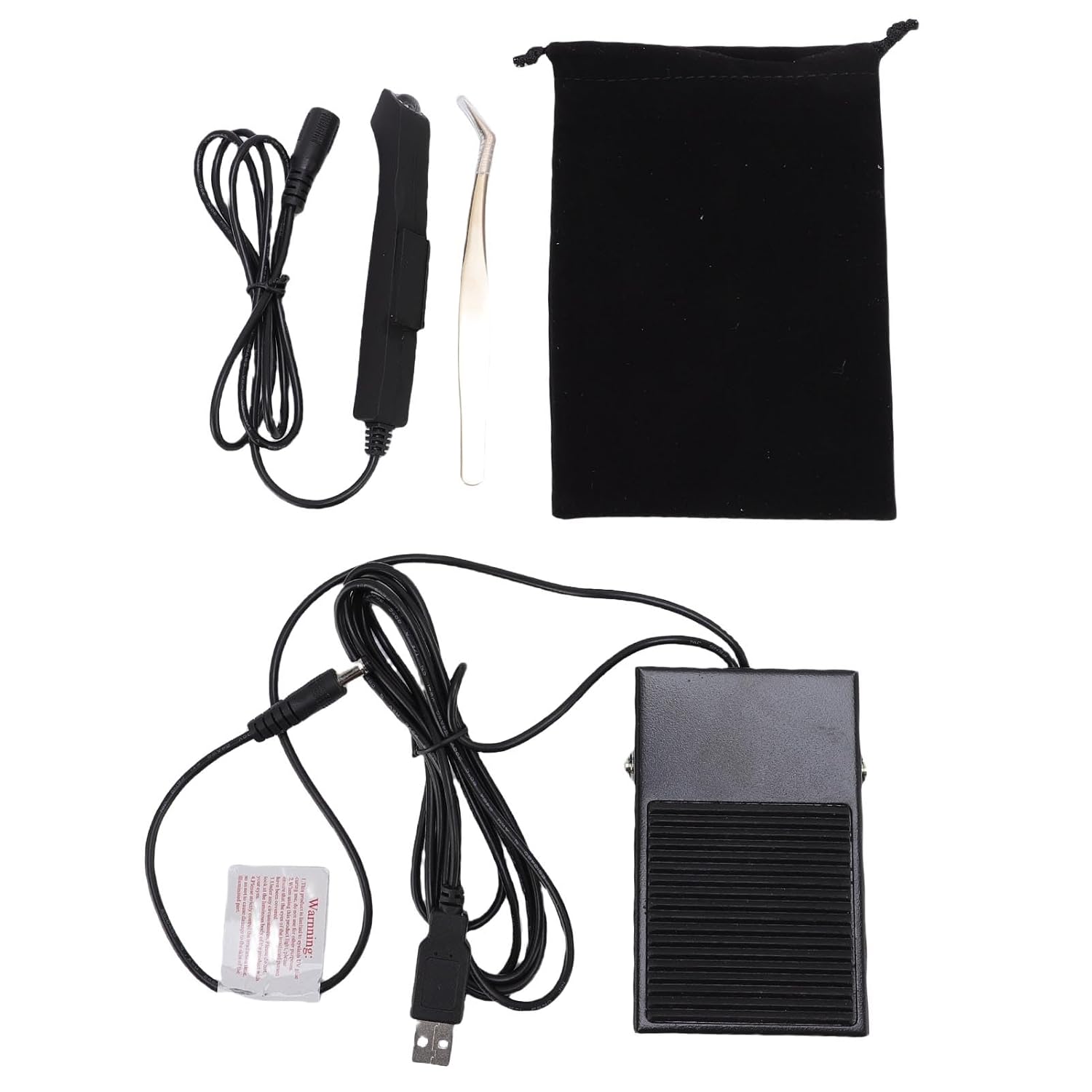 MRSTORY Lash Light with Foot Pedal 5W Fast Curing 395 to 400nm Safe Aluminum Alloy for Eyelash Extension Nail Art