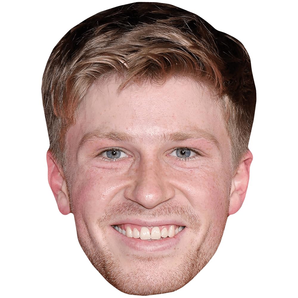 Robert Irwin (Stubble) Celebrity Mask, Flat Card Face, Fancy Dress Mask