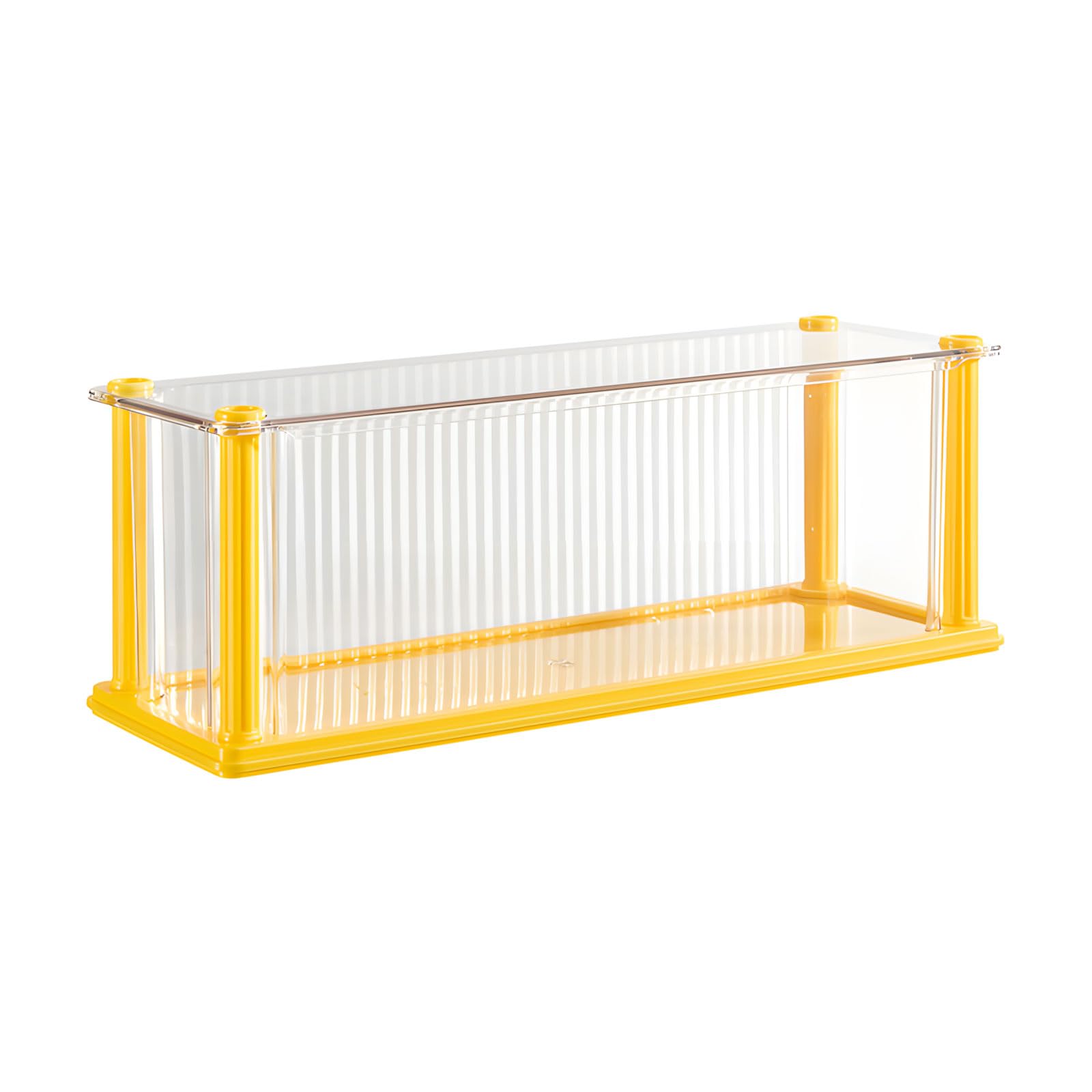 Stackable Clear Organizers for Box Collections with Waterproof Feature and Customizable Layout Display Case for Figurines