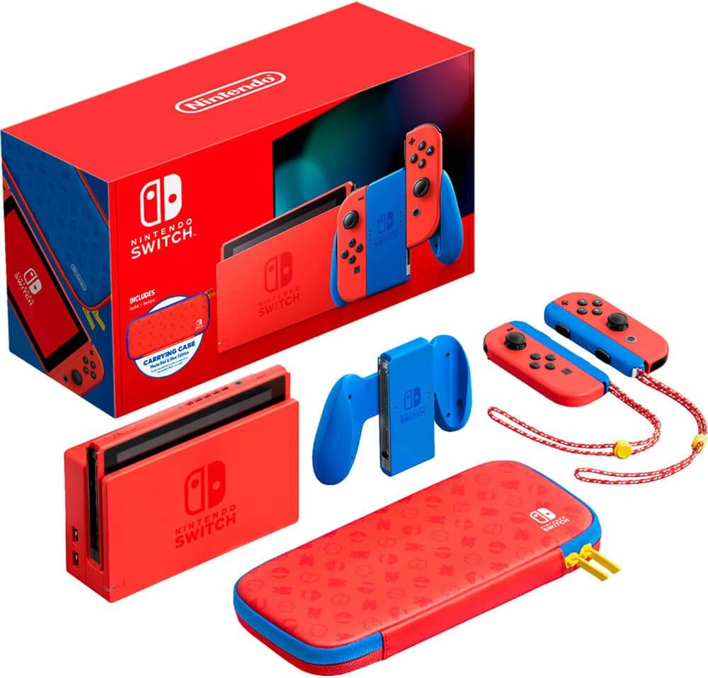 Amazon.com: Nintendo Switch - Mario Red & Blue Edition - Switch Amazon.com: Nintendo Switch - Mario Red & Blue Edition - Switch