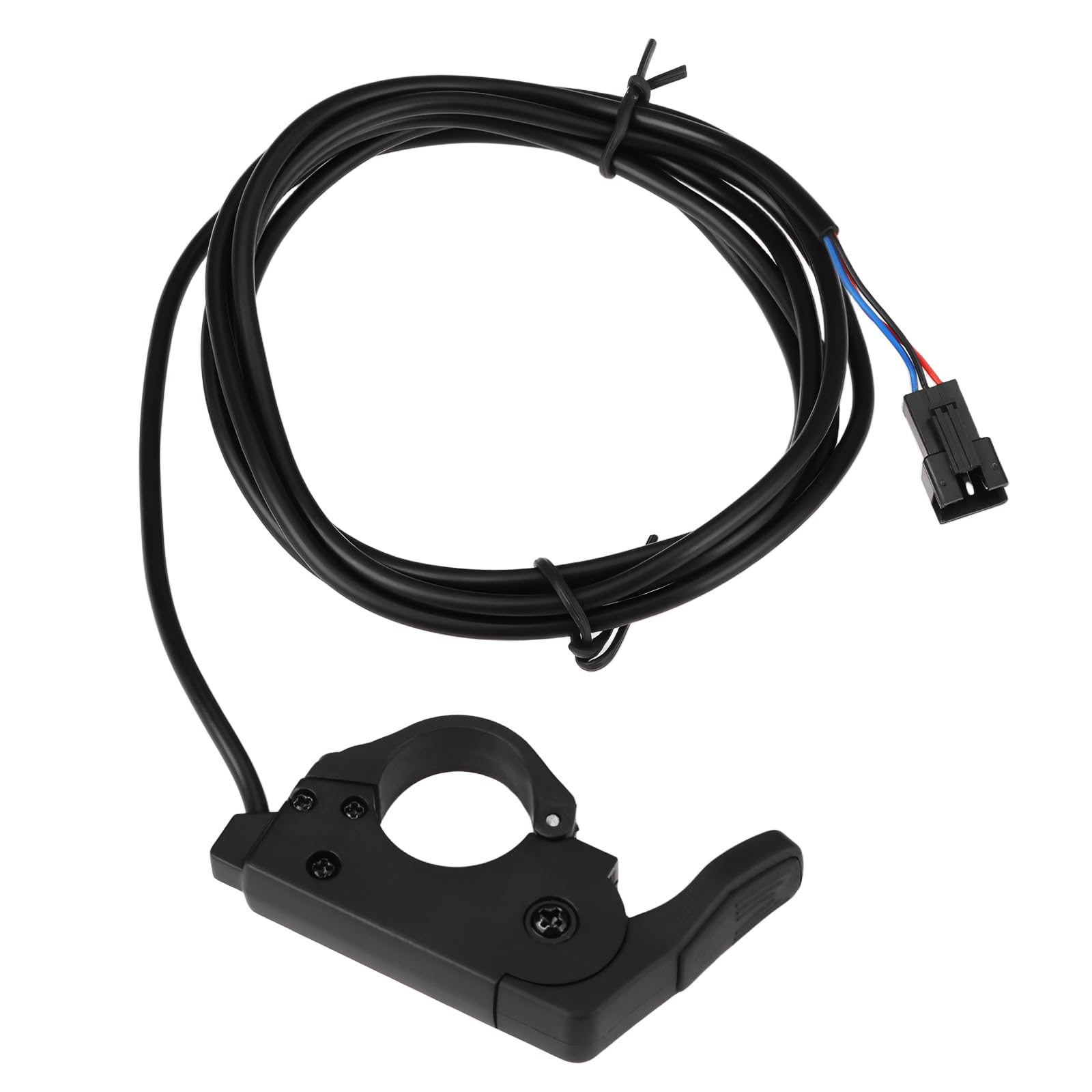EMSea 22.2mm Electric Scooter Thumb Throttle with SM Plug 180cm Cable Length 24-72V for E-Bikes