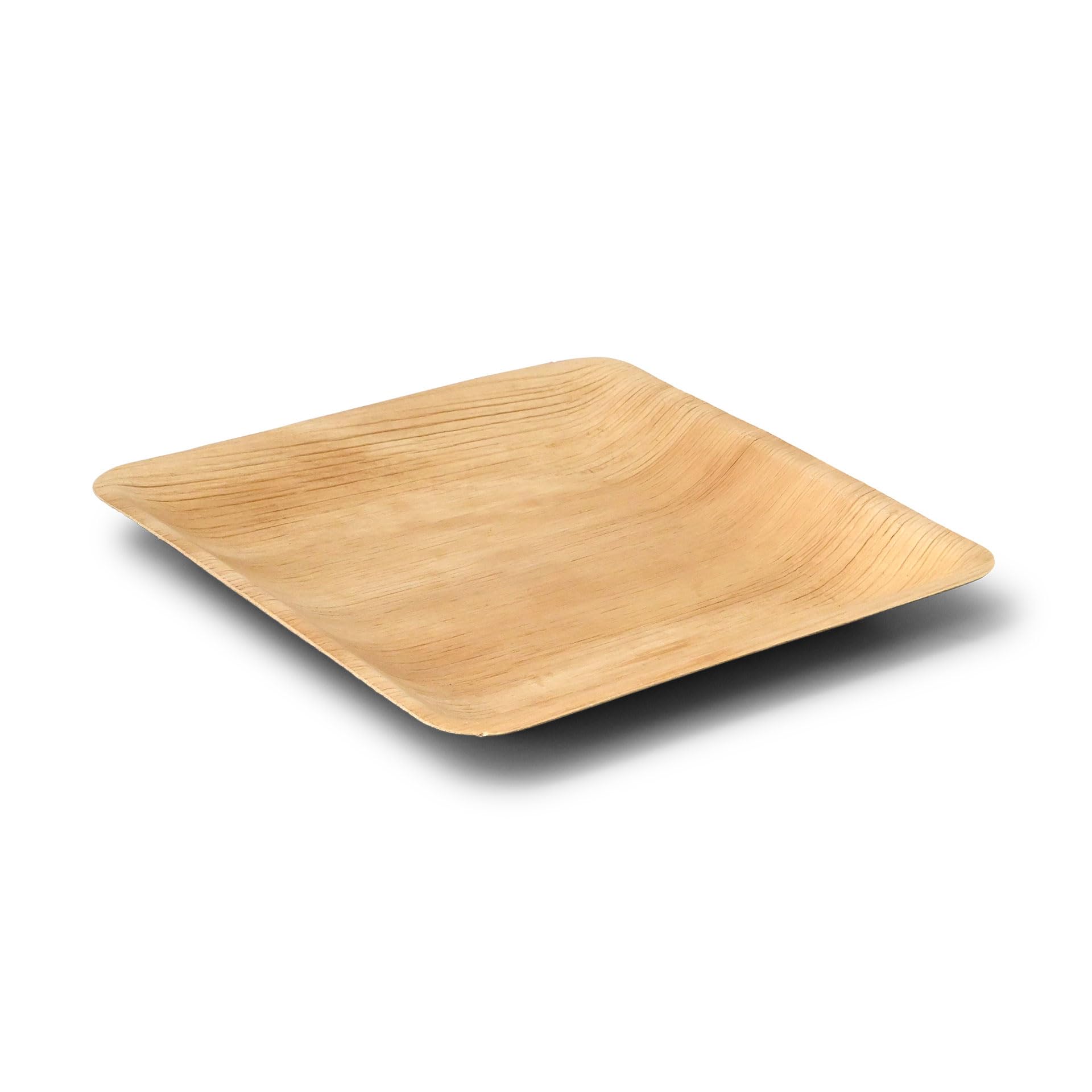 BIOZOYG Palmware wysokiej jakosci naczynia z lisci palmowych I 200 sztuk talerzy z lisci palmy prostokatne 23 x 23 cm I Bio naczynia jednorazowe biodegradowalne naczynia imprezowe jednorazowego uzytku naczynia do wyrzucania