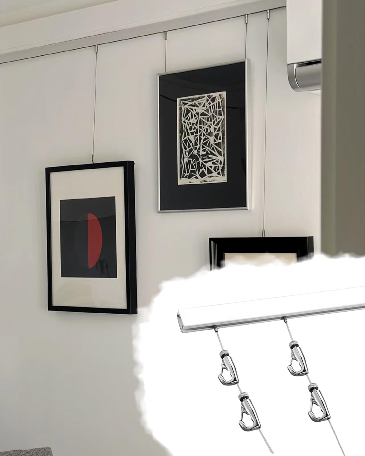 Cimaise pour Tableau Kit d'Exposition en Salon pour Galerie d'Art