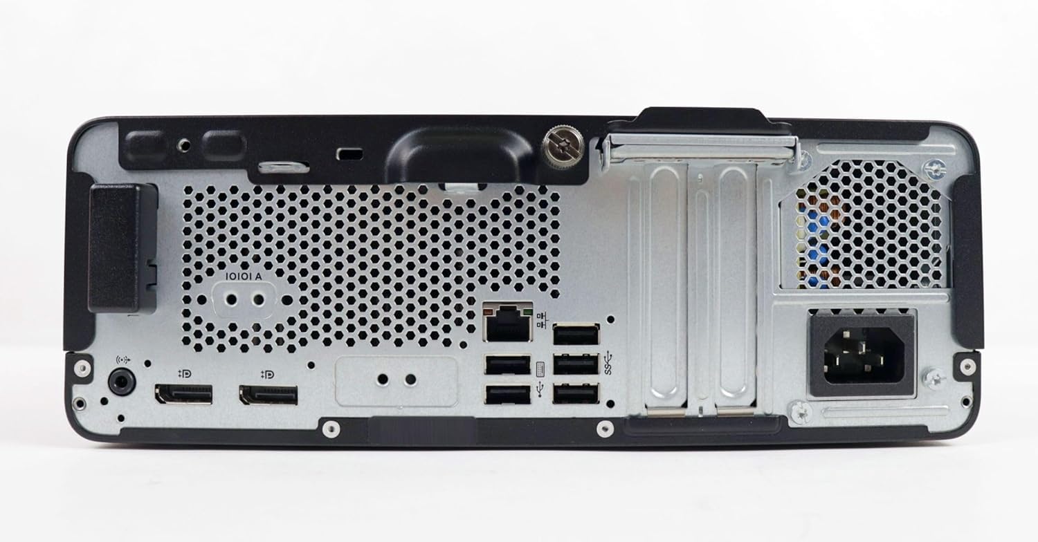 HP ProDesk 600 G6 Small Desktop Computer, Intel Core i5-10500, 16 GB RAM, 512 GB SSD, WiFi, Bluetooth, US QWERTY Keyboard, Windows 11 Pro (ricondizionato)