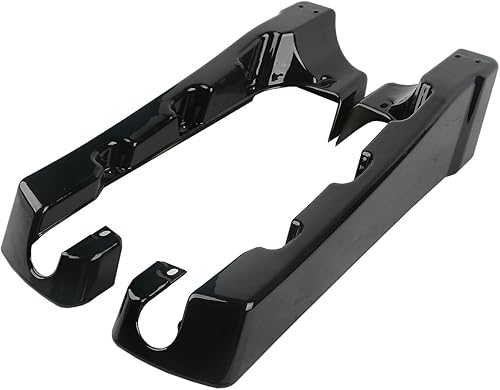 XMT-MOTO Extensión de bolsa de sillín estirada de 4 pulgadas para Harley Davidson 1994-2013, todos los modelos Touring, incluyendo road glide, road