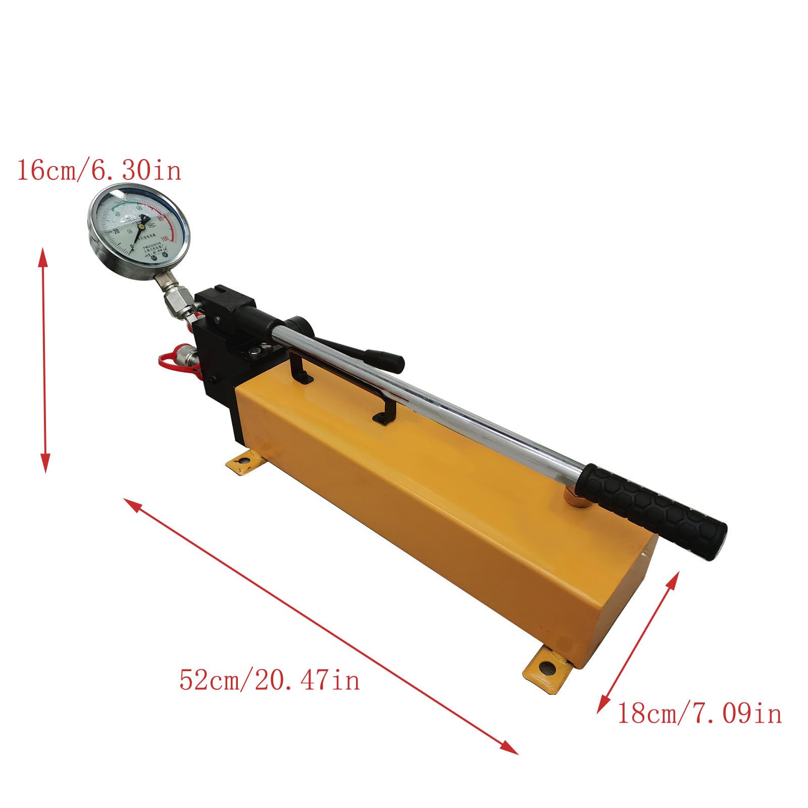 TECHTONGDA Manual Bushing Press Machine 30T Excavator Sleeve Pressing Machine Portable Track Pin Disassembly Machine Excavator Maintenance Equipment Crawler Pin Pressing Machine Rail Chain Press