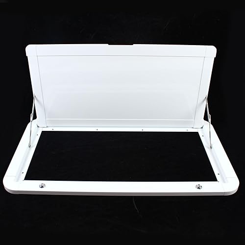 Miniatura 4 de Mesa plegable RV caravana plegable mesa externa de aluminio RV mesa colgante de pared 31.496 x 17.717 in Camping Picnic Computadora estación de