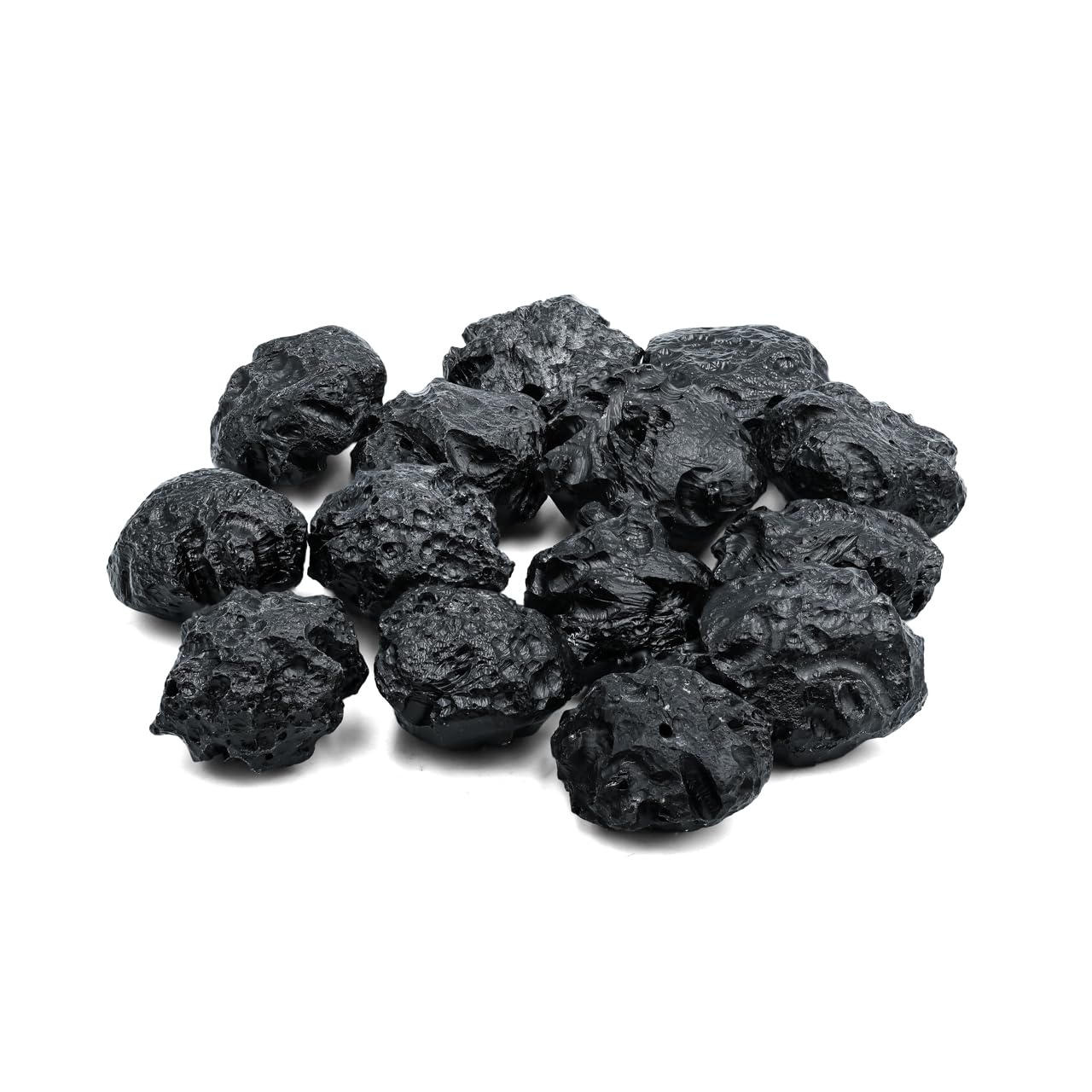 Starborn Véritable pierre de collection Billitonite Tektite 7-10 g, une pièce, 7-10g, Gemme, tektite