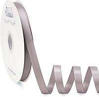 Vista 42 de Ribbli - Cinta de satén burdeos de doble cara, 1 pulgada x 50 yardas - Cinta burdeos oscuro de satén para envoltura de regalos, manualidades