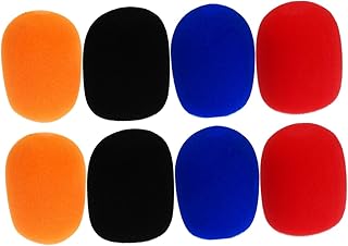 ERINGOGO 8Pcs Capa De Microfone Capas De Microfone Descartáveis Microfone De Mão Ktv Capa De Microfone Capas De Espuma De Microfone Capa De Esponja Ktv Capa De Microfone Microfone