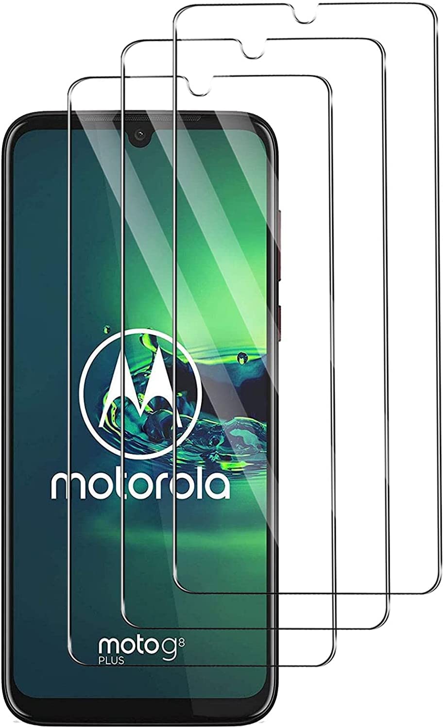 Pellicola Vetro Temperato 9H Per Motorola Moto G8 Plus – 3 Pezzi, Anti Graffio E Anti Impronte