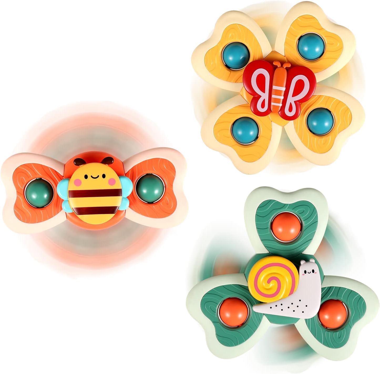 Luranol Baby Bath Toys Spinner Toy for Baby Spinners for Baby Toddlers Boys Girls Waterproof Suction Cup Spinning Top Rotating Montessori Learning Toy Sticks to Smooth Surface (B0CQXNR2MK) Amazon Price History, Amazon Price Tracker