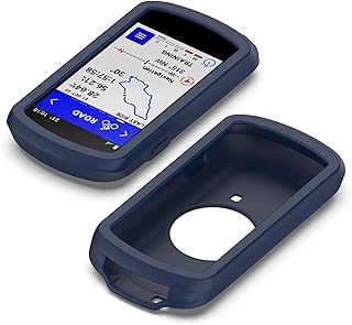Ferbao Silicone Case Compatible with Garmin Edge 1040 Anti Drop Silicone Protective Cover Cycling GPS Computer Accessories (Midnight Blue)