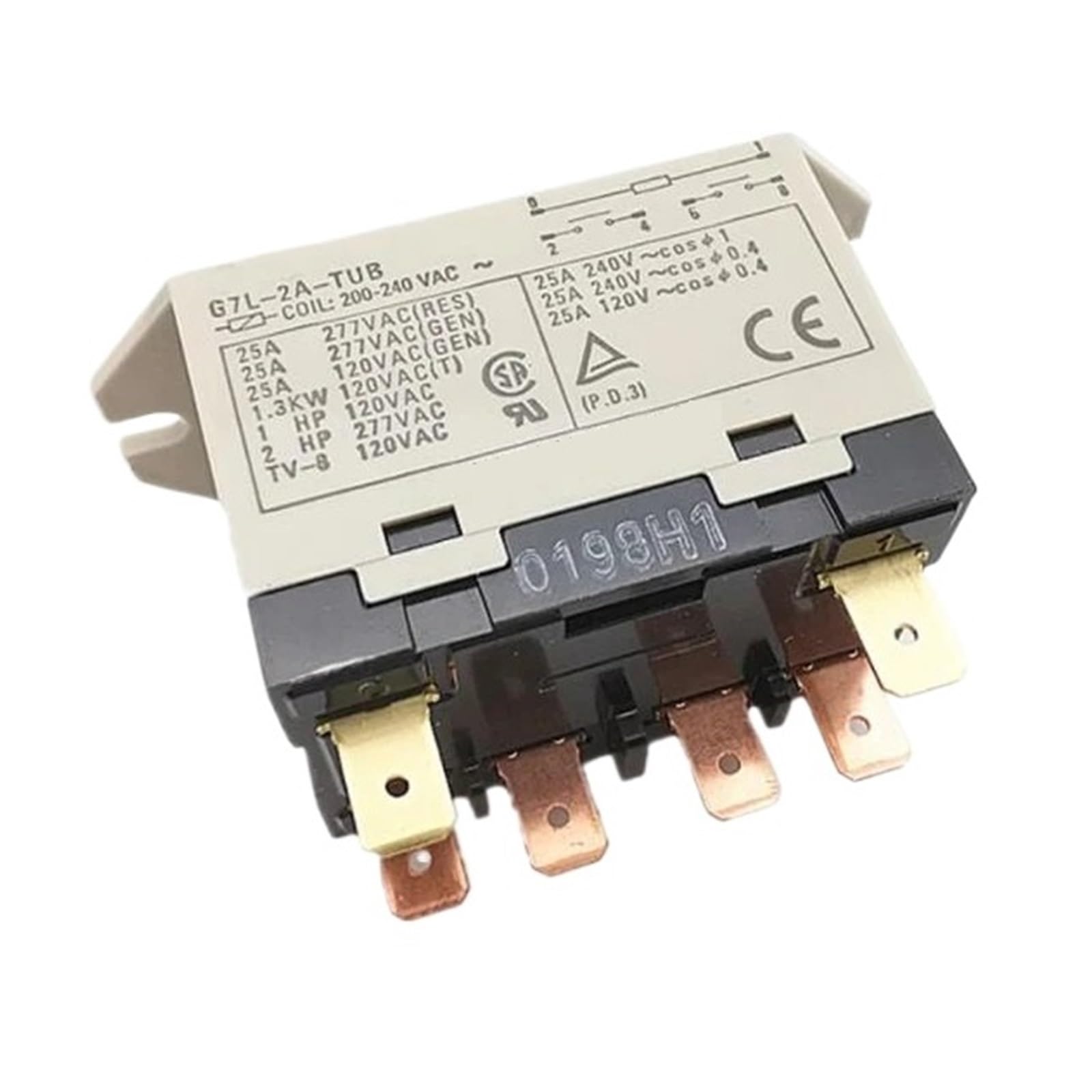 Relais de puissance G7L-2A-TUB G7L2ATUB double pôle normalement ouvert 240VAC