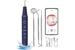 Ultrasonic Tooth Cleaner with Camera - Tartar and Plaque Removal Made Easy