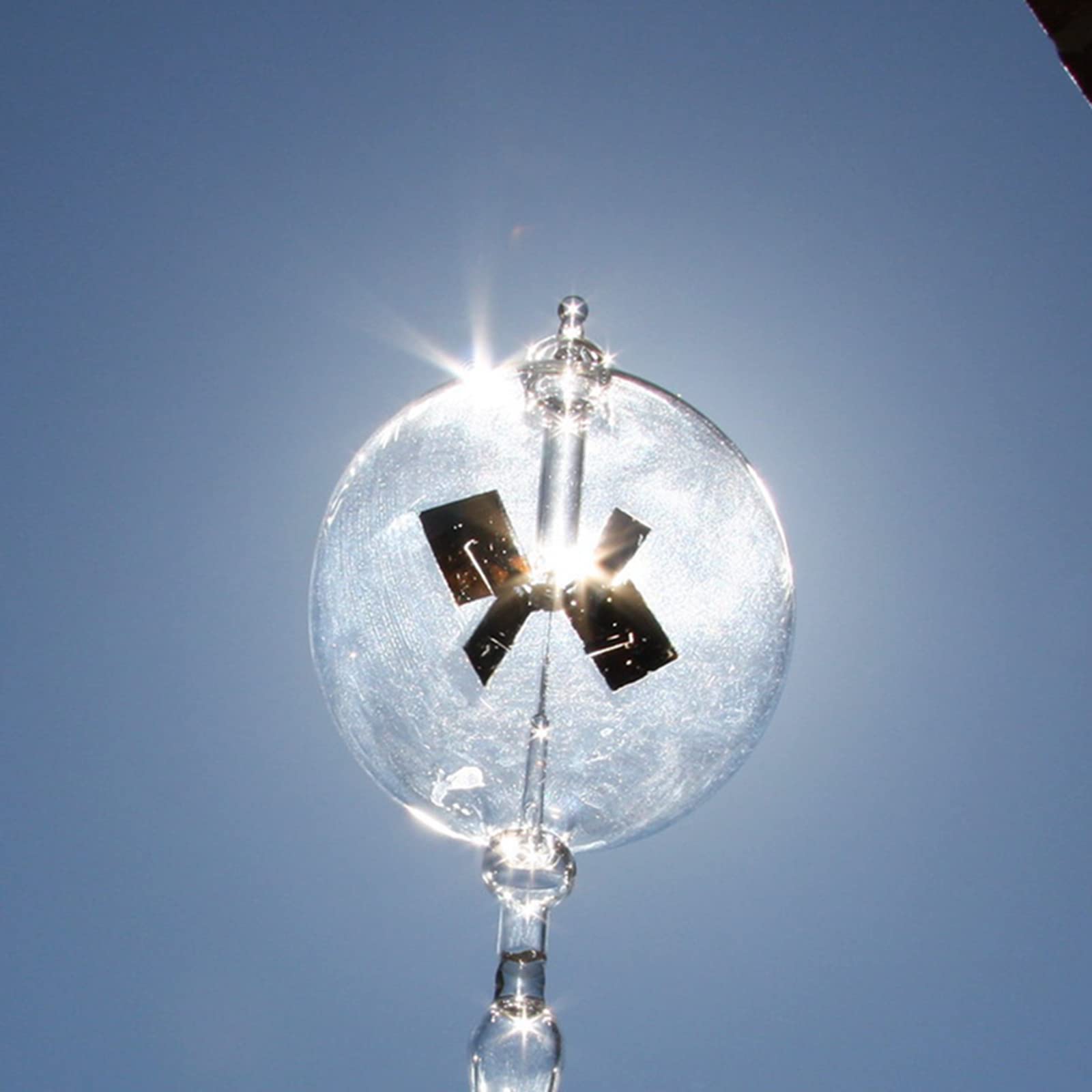 Solar-Radiometer Crookes – Dekorative Solarmühle Für Fensterbank, Garten Oder Schreibtisch, 14 Cm Hoch