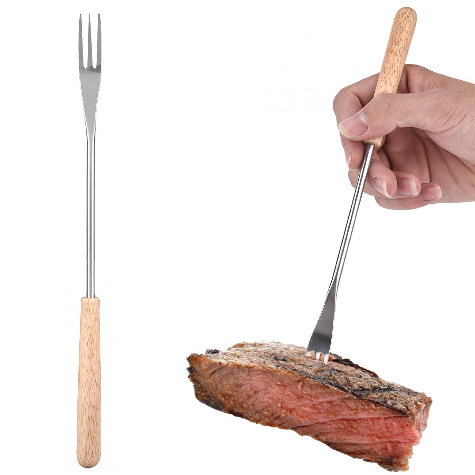 Spiedini Barbecue Campeggio Bastoncini Tostatura Marshmallow AIFUDA - Set 6 Pezzi Con Spiedini Per Barbecue Bastoncini Tostamarshmallow - 8