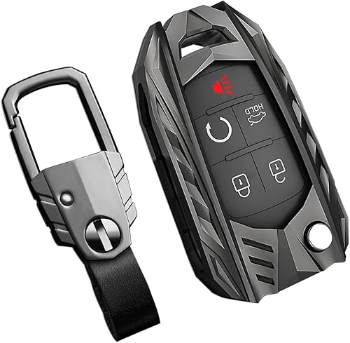 Funda para llavero Chevy con llavero, funda de protección de aleación de zinc compatible con Chevrolet Equinox Cruze Camaro Malibu Buick Lacrosse