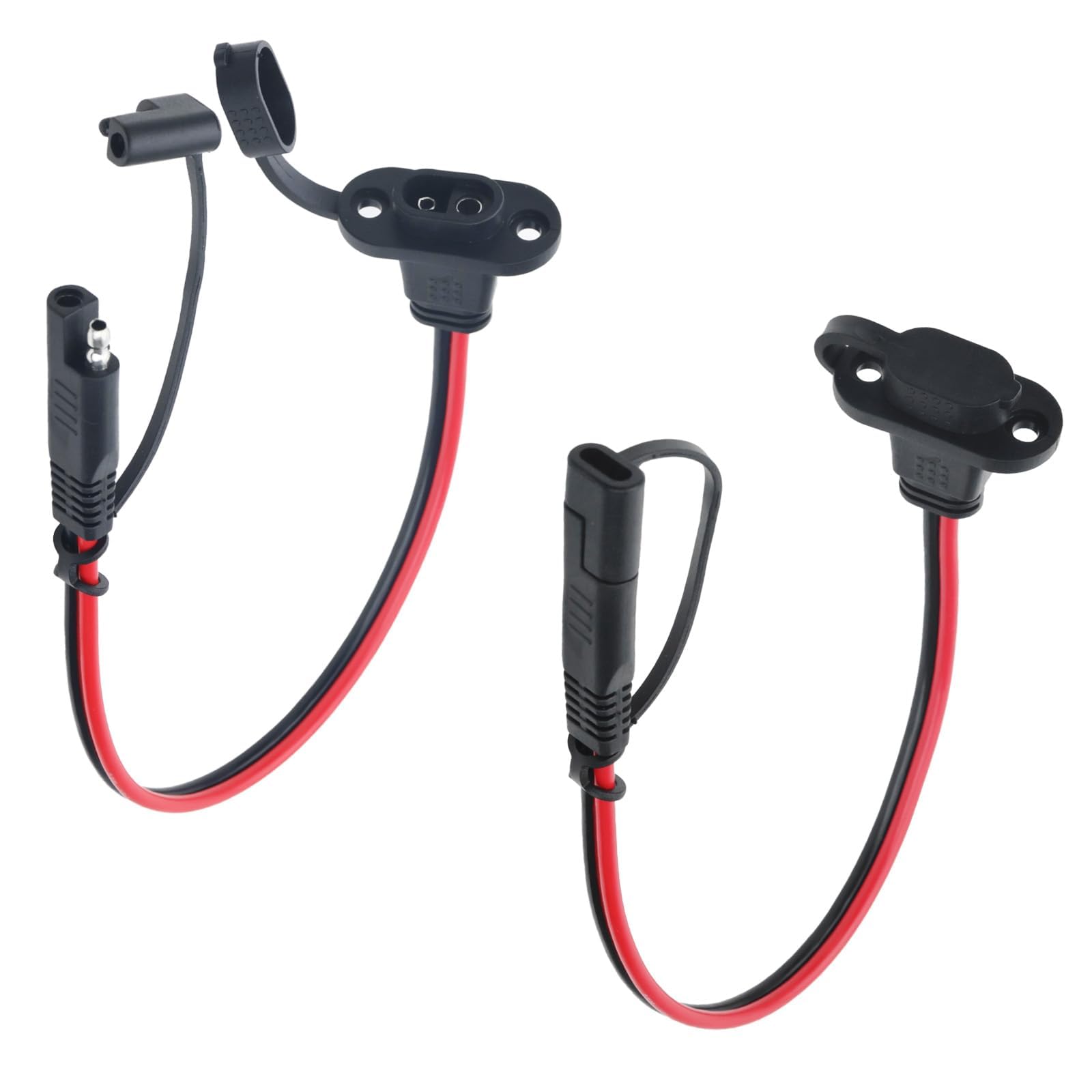 PENGLIN 2 Stück SAE auf SAE Stecker zu Buchse PV Verlängerun