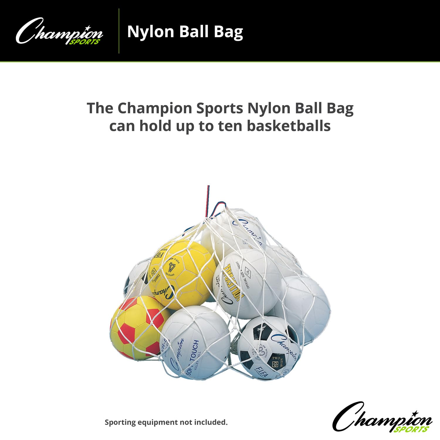 Champion Sports Torba na piłkę do koszykówki, BC10