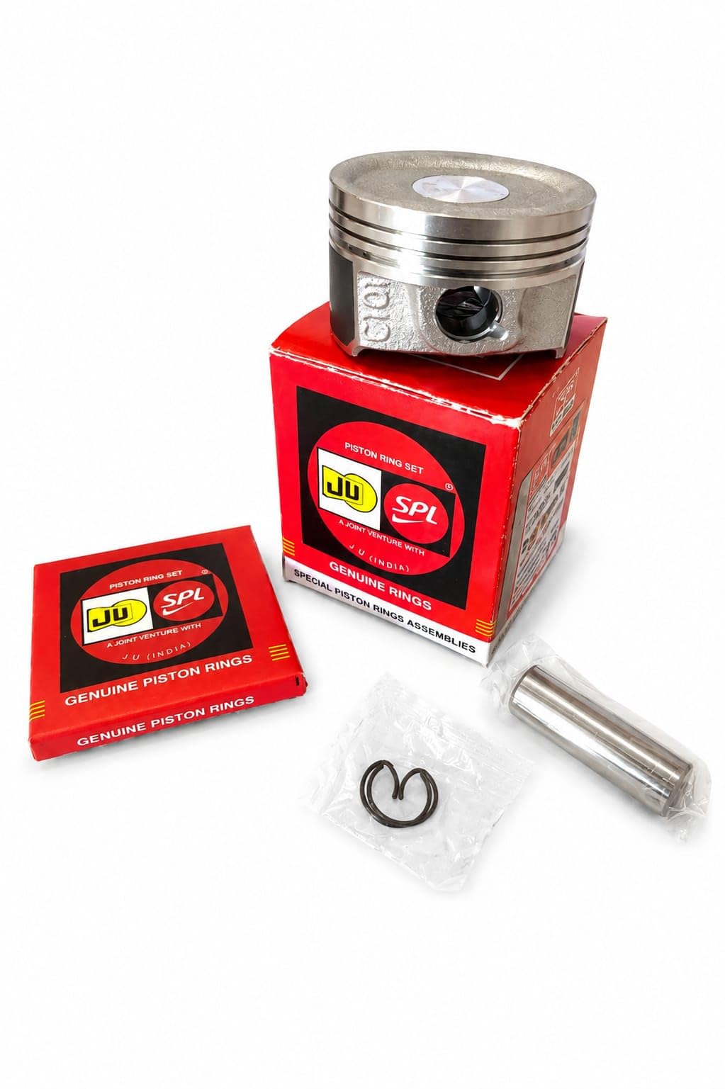Piston Assembly Kit for Bajaj V15 (Vikrant 150) | 57.00mm Diameter | OEM Ring | Moly Coat, 57.00mm - 1.00-image-19