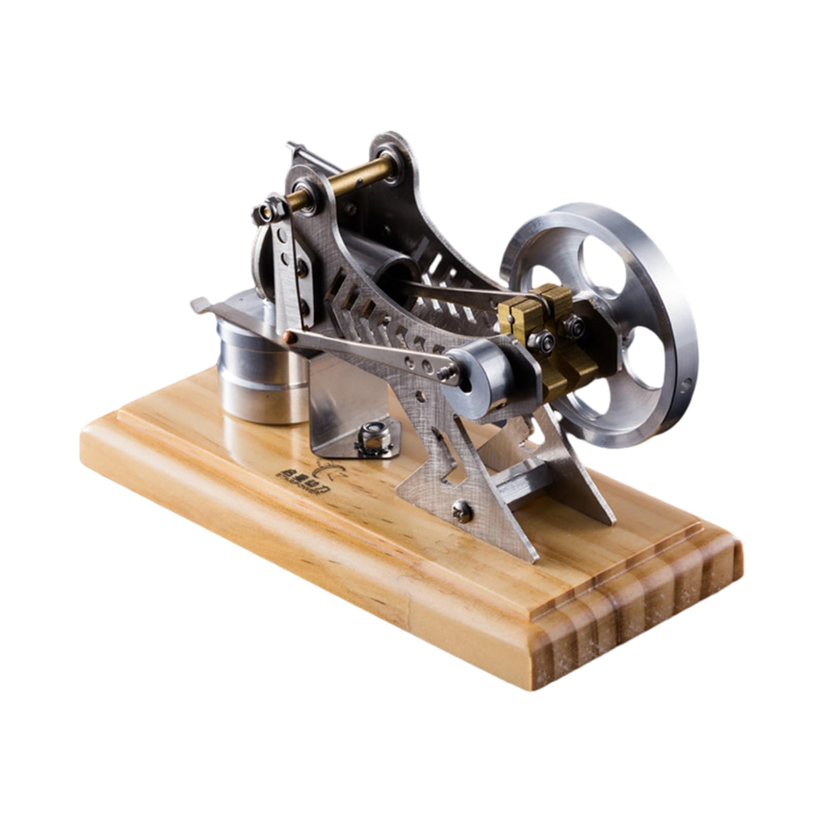 Modello di Motore Stirling Esperimento di scienze fisiche Insegnamento Modello di Motore ad Aria Calda Modello Fisico Giocattolo educativo Argento
