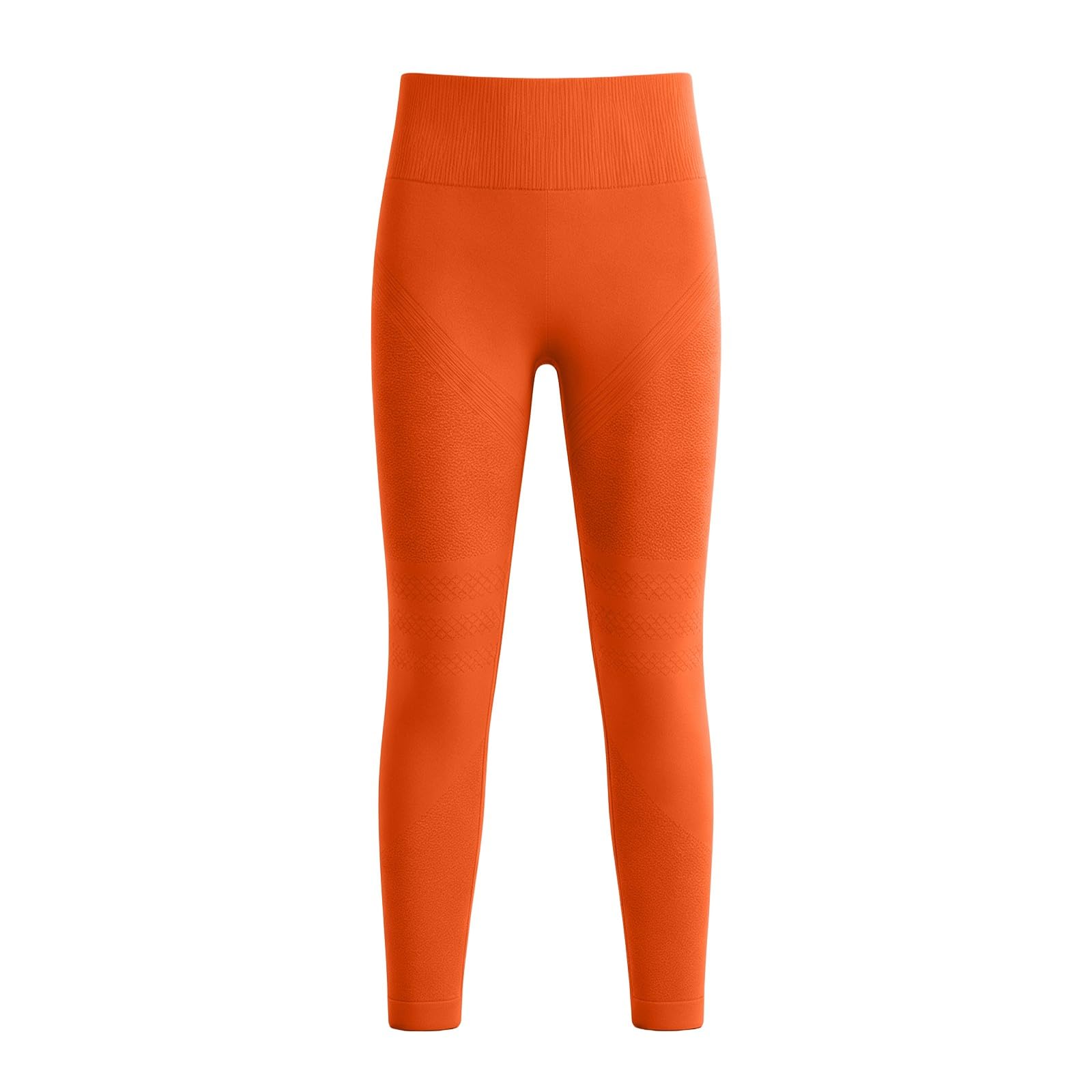 Generico Pantalones de yoga gruesos de cintura alta con leggings de yoga para entrenamiento y correr para mujer de algodón