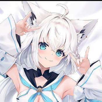 【正規品】萌夜茶会　白上フブキ　抱き枕カバー　しろもうふ　ホロライブ　160cm 正規品新品 萌夜茶会 ホロライブ Vtuber 白上フブキ 抱き枕