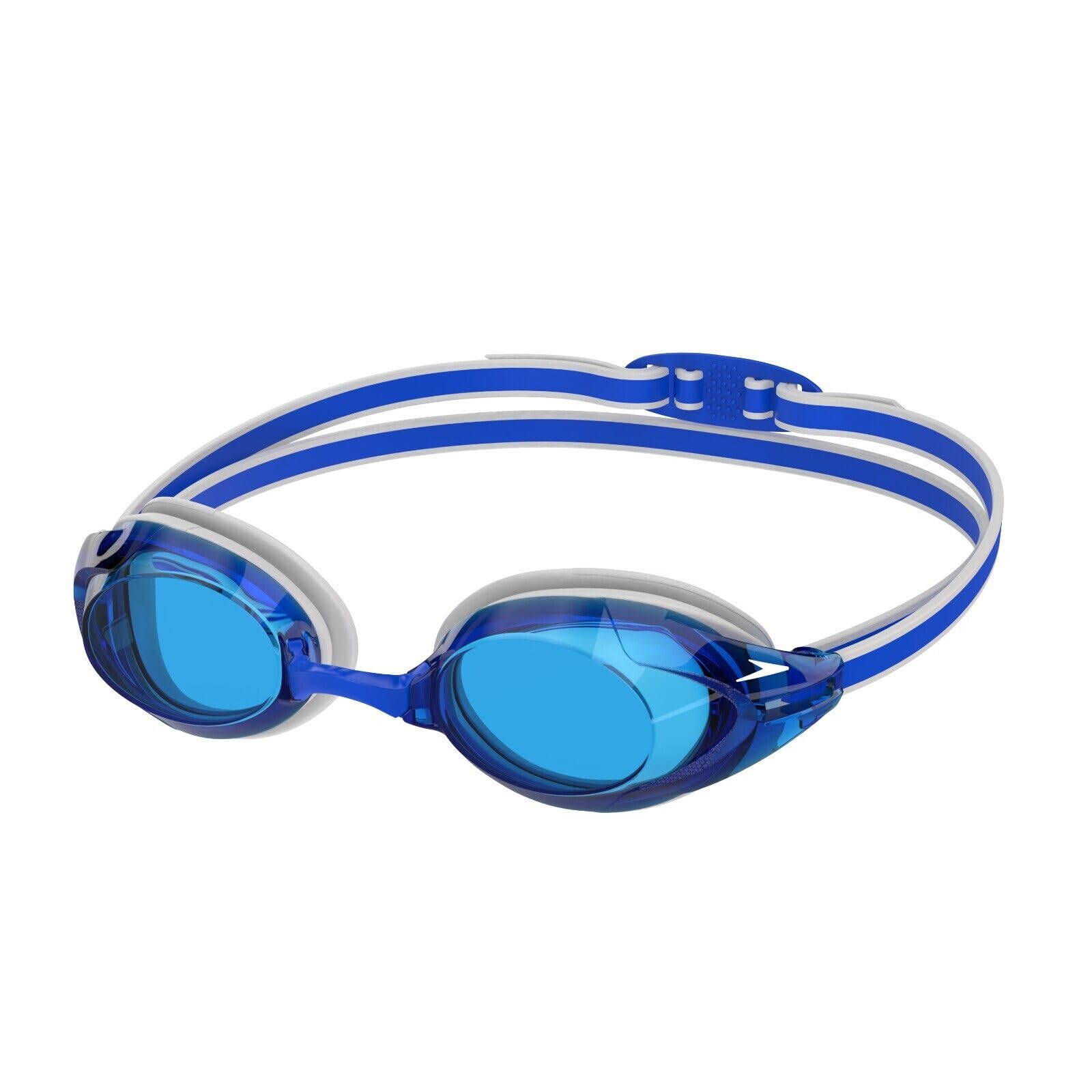 Speedo Unisex-Adult Vanquisher 3.0 Goggles | Swim | Enhanced Vision, Speedo Blue, One Size