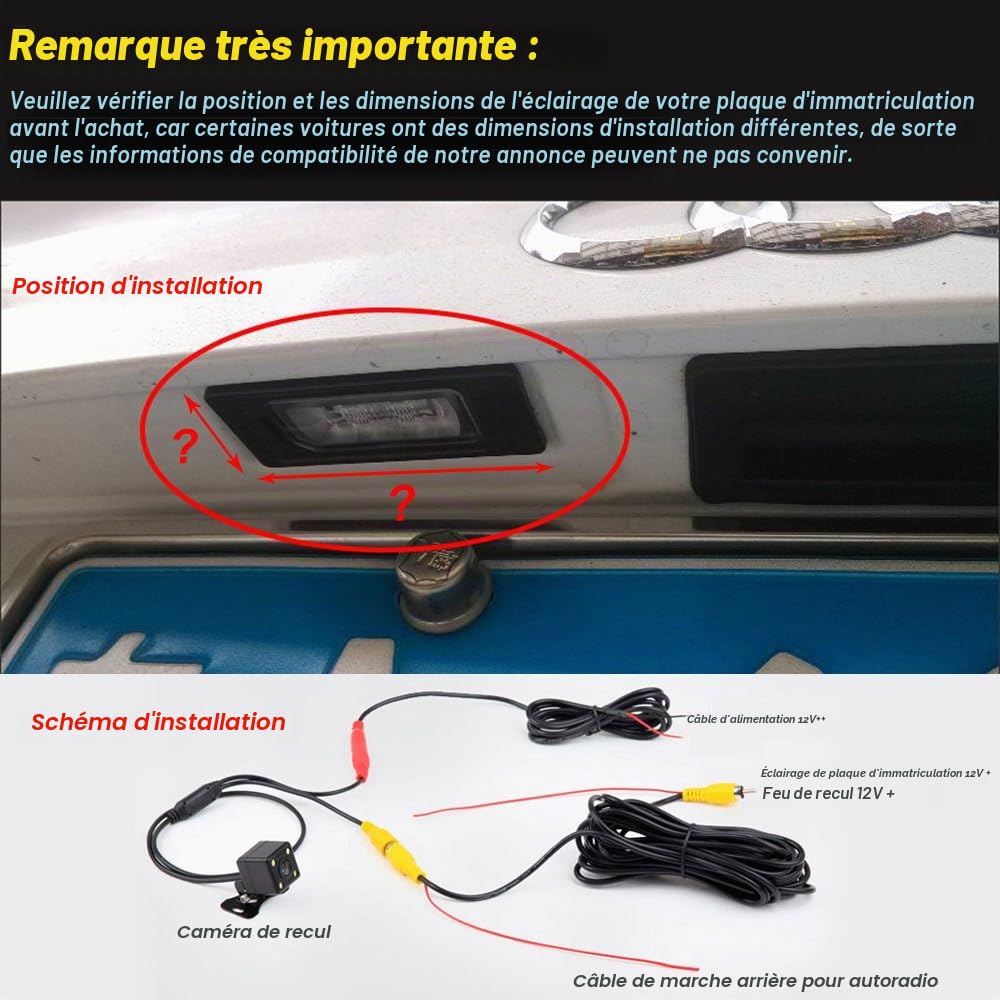Caméra De Recul Couleur Vision Nocturne Voiture Camion Replacement for Renault Fluence/Duster Latitude Scenic2/3 Megane 2 Megane 3 /Cabrio/Clio 3 /Nissan Terrano Twingo 2 II Laguna 2 II / 3 III