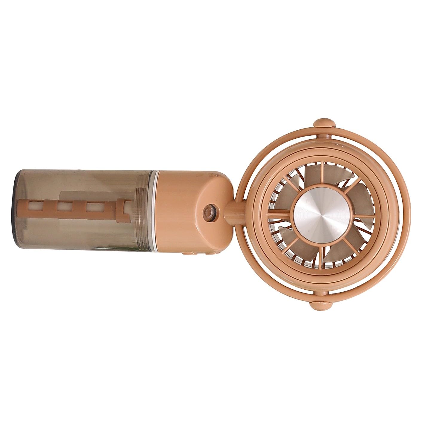 Uqezagpa Khaki Mistinging Fan Handheld Fan 3 Speed Rechargeable With Water Misting 3 Speed Misting Sprayer Rechargeable