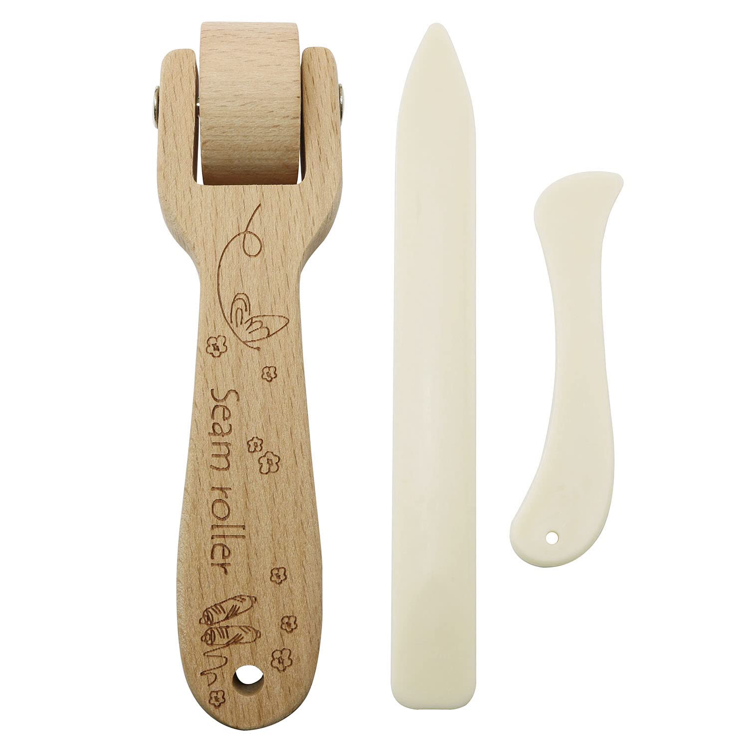 XGNG 3PCS Quilting Seam Roller Sewing Roller Tools for Quilting, Sewing, Print, Wallpaper, Home Decoration