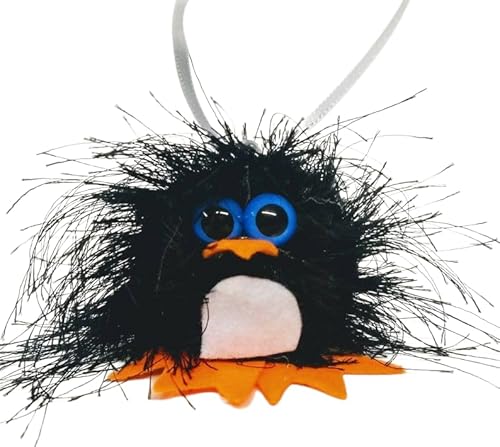 Christmas Penguin Handmade Ornament, Funny, Felted Christmas Ornament