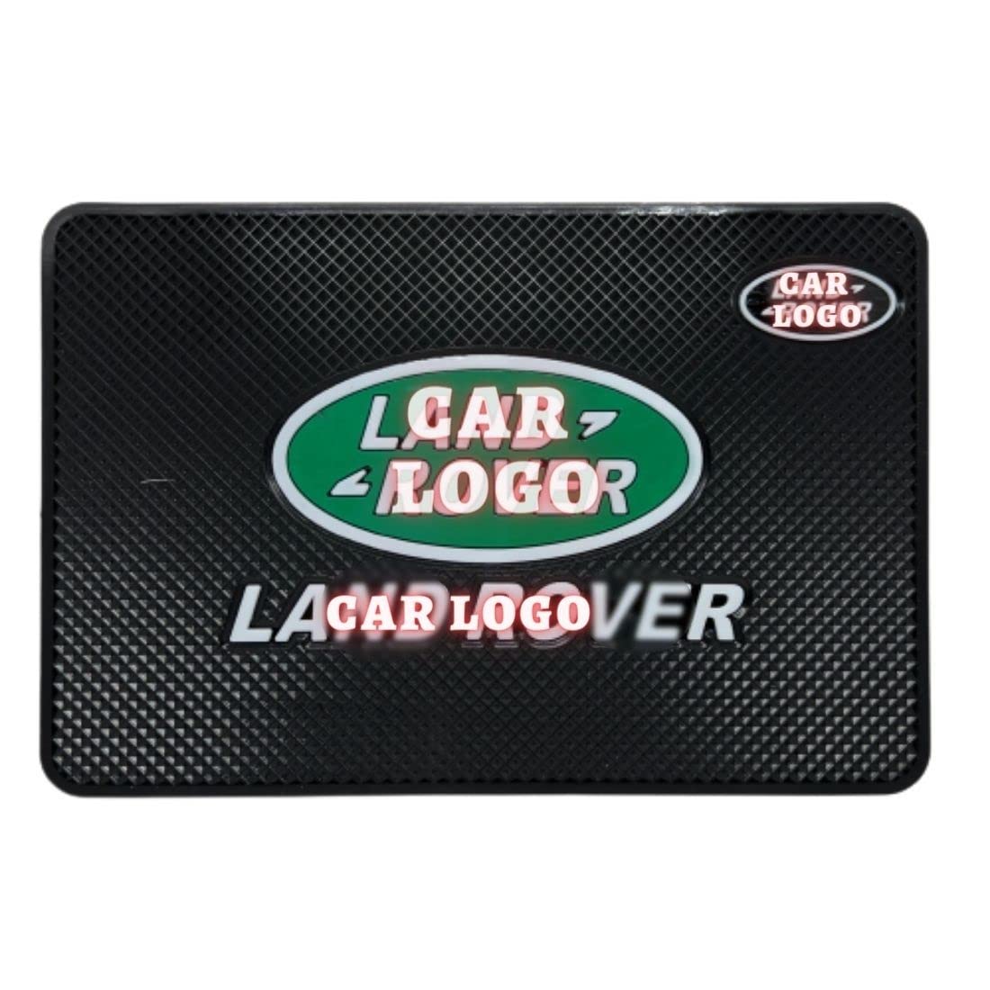 BKN Car Dashboard Anti-Slip Gel Mat, Non-Slip Pad for All Cars & Cell Phone, Sunglasses, Keys and More - Car Logo (LANDROVR Logo)