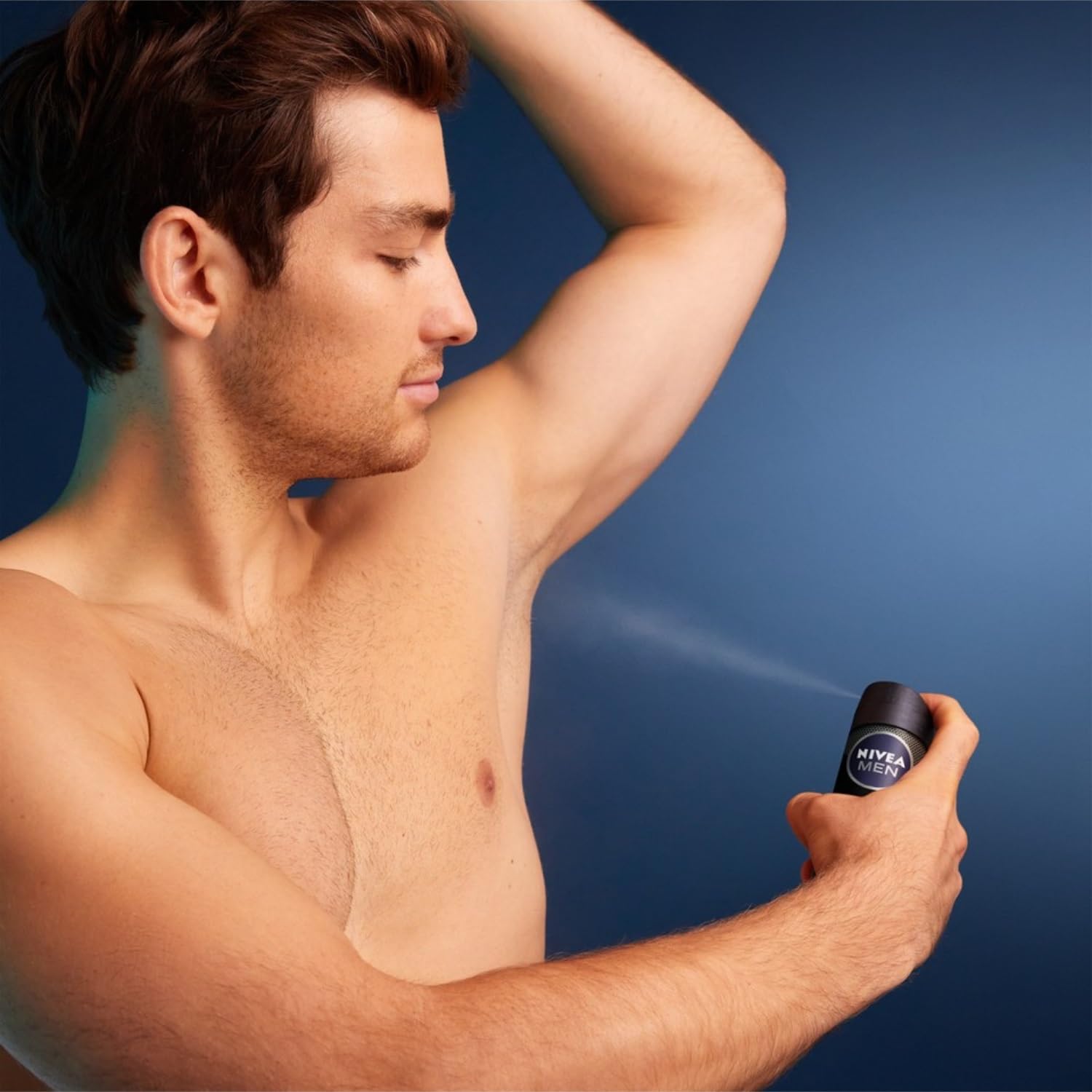 NIVEA Men Erkek Sprey Deodorant Deep Dimension 48 Saat Koruma, 150 ml, Erkeksi Koku + NIVEA Men Erkek Sprey Deodorant Fresh Active 150ml, Ter ve Ter Kokusuna Karşı 48 Saat Deodorant Koruması